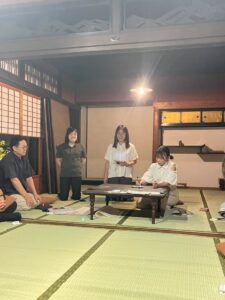 クリスマスマーケット打合せの様子